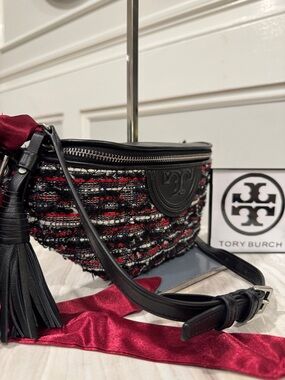 Tory Burch Fleming Tweed Belt Bag Fanny Pack